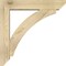 Ekena Millwork Thorton Slat Rough Sawn Bracket w/ Offset Brace, Douglas Fir, 6"W x 28"D x 28"H BKT0604X28X28THR06RDF - alternate 2